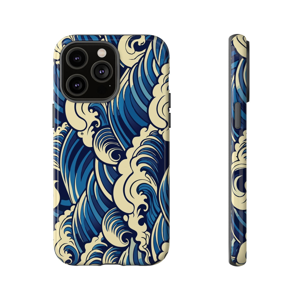 Blue Ocean Wave Tough iPhone Case - MVB STUDIO STORE