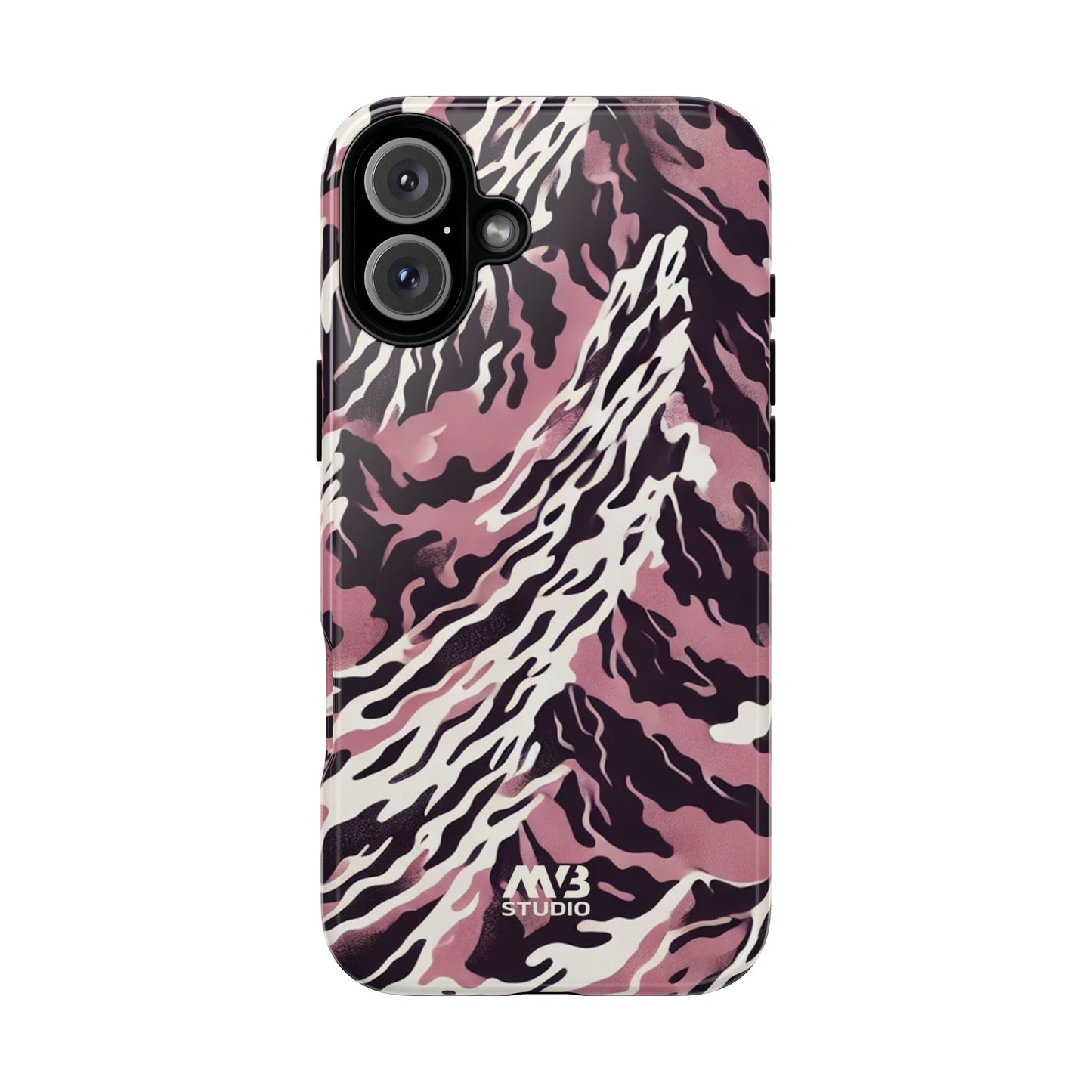 Pink Camo Tough Phone Case - iPhone