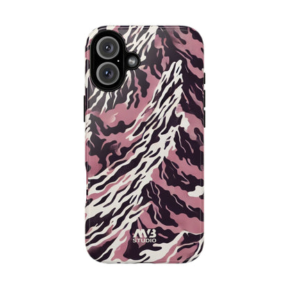 Pink Camo Tough Phone Case - iPhone