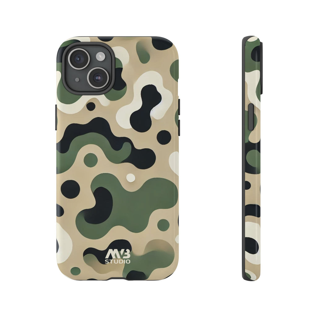 Green Camouflage Tough iPhone Case - MVB STUDIO STORE