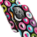 Colourful Hearts Tough iPhone Case - MVB STUDIO STORE