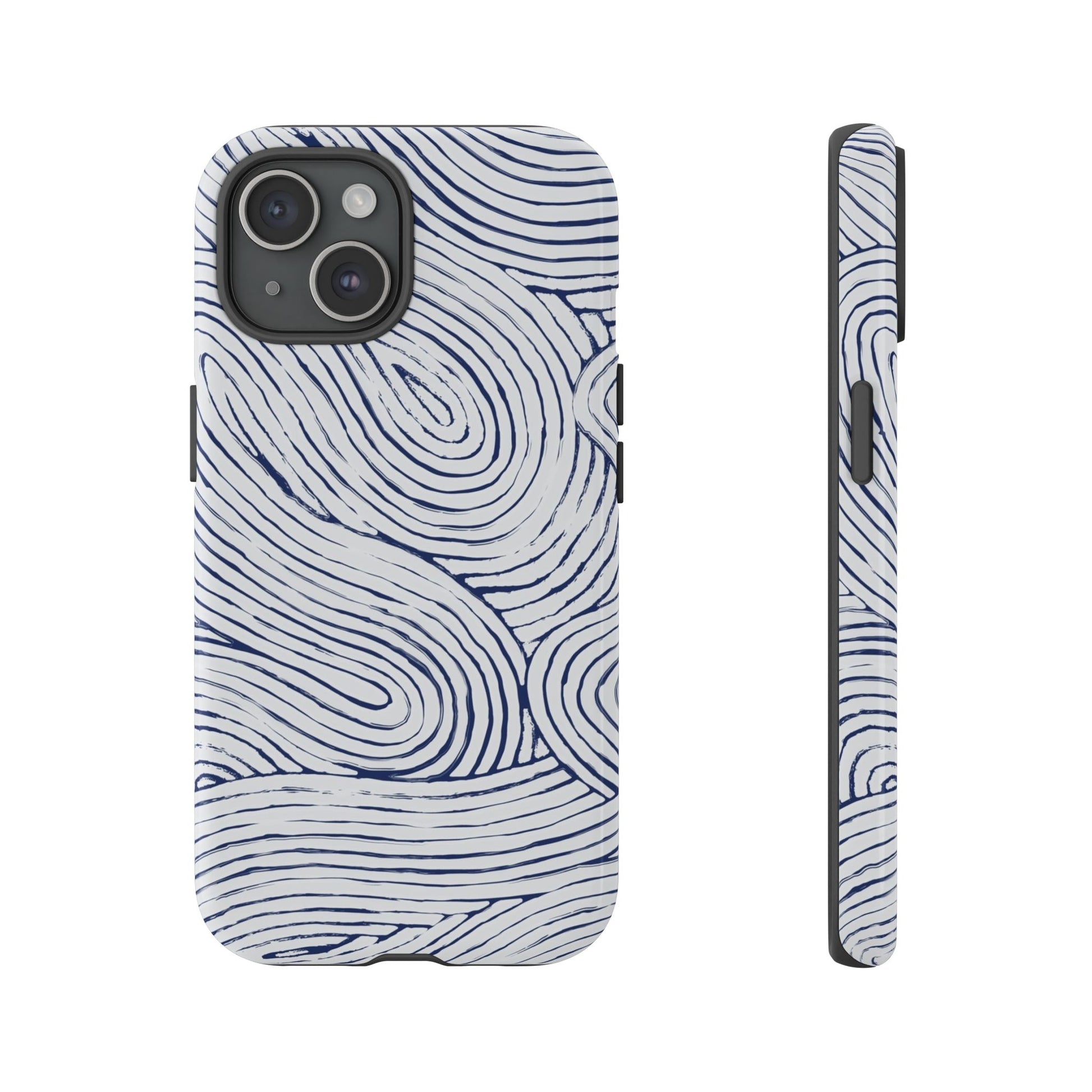 Indigo Flow Tough iPhone Case - MVB STUDIO STORE