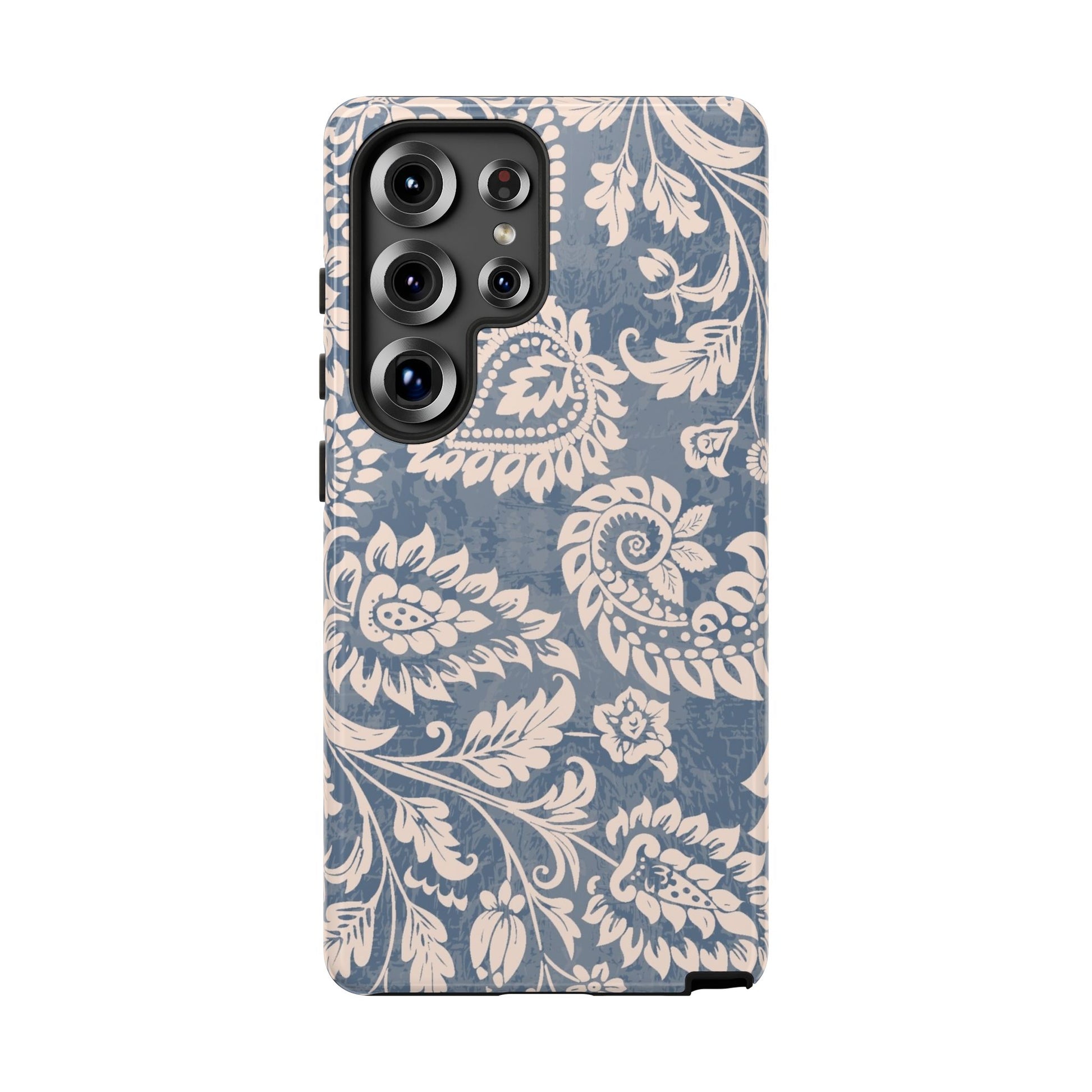 Blue Boho Pattern Tough Samsung Phone Case