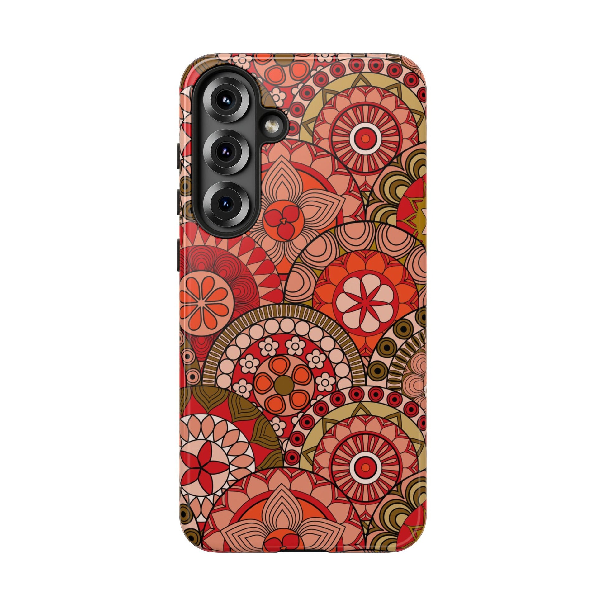 Boho Mandala Flower Tough Samsung Phone Case