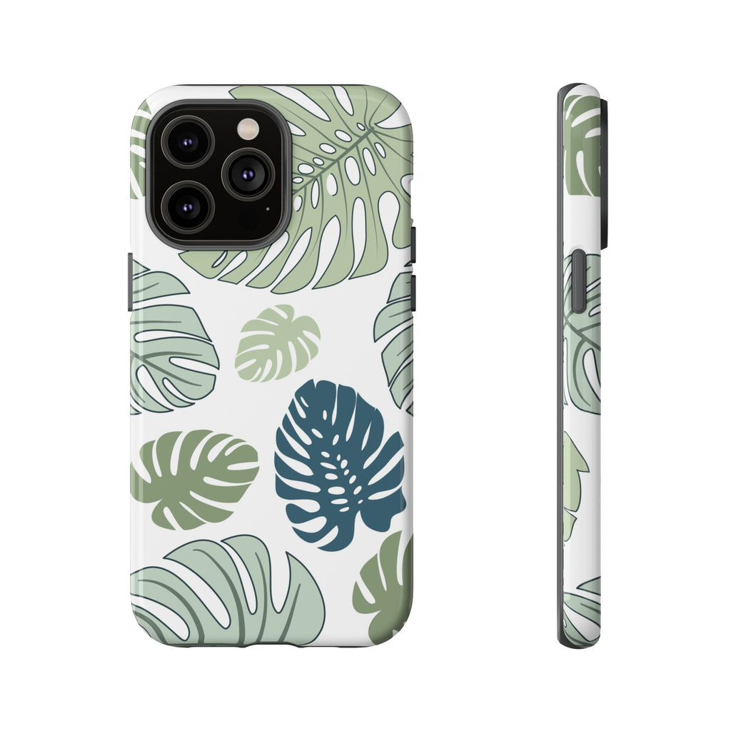 Monstera Leaves Tough iPhone Case - MVB STUDIO STORE