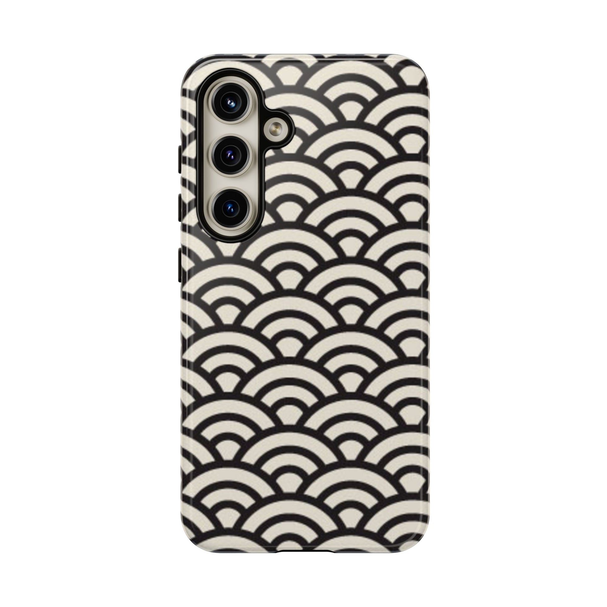 Japanese Wave Pattern Tough Samsung Phone Case