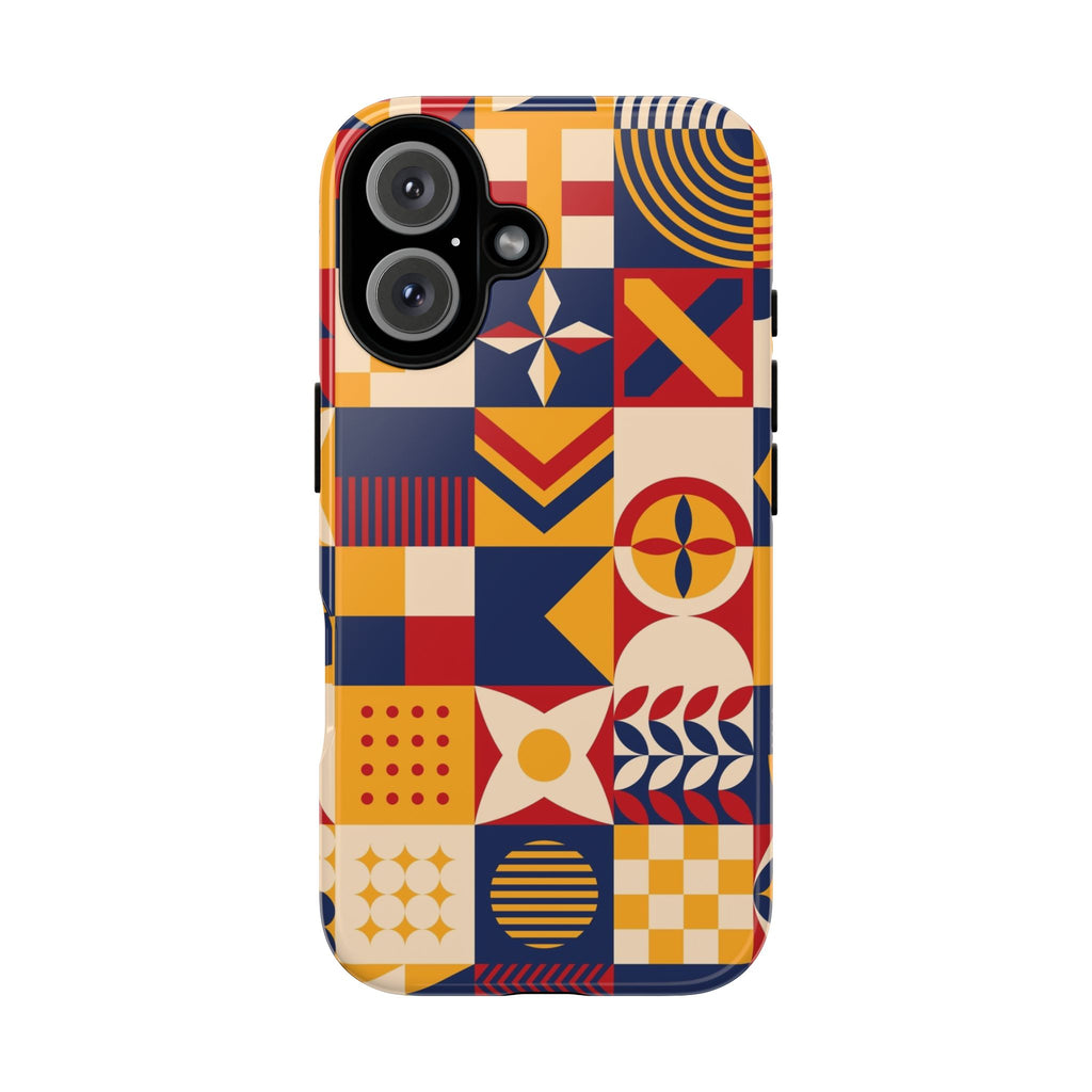 Geometric Pattern Tough iPhone Case - MVB STUDIO STORE
