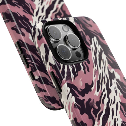 Pink Camo Tough Phone Case - iPhone