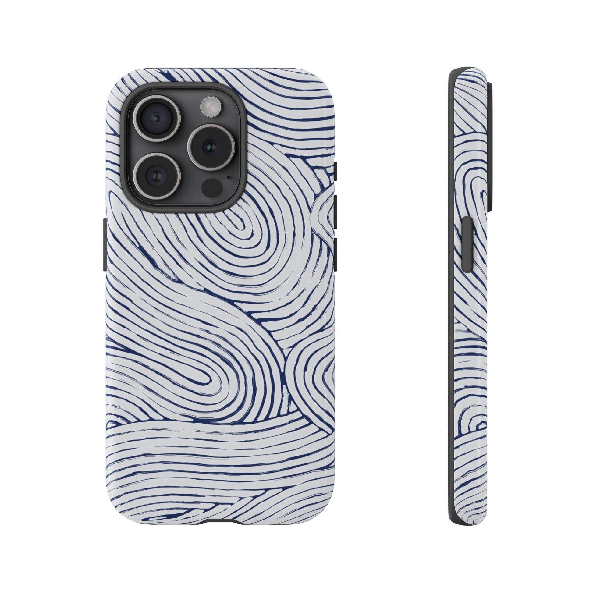 Indigo Flow Tough iPhone Case - MVB STUDIO STORE