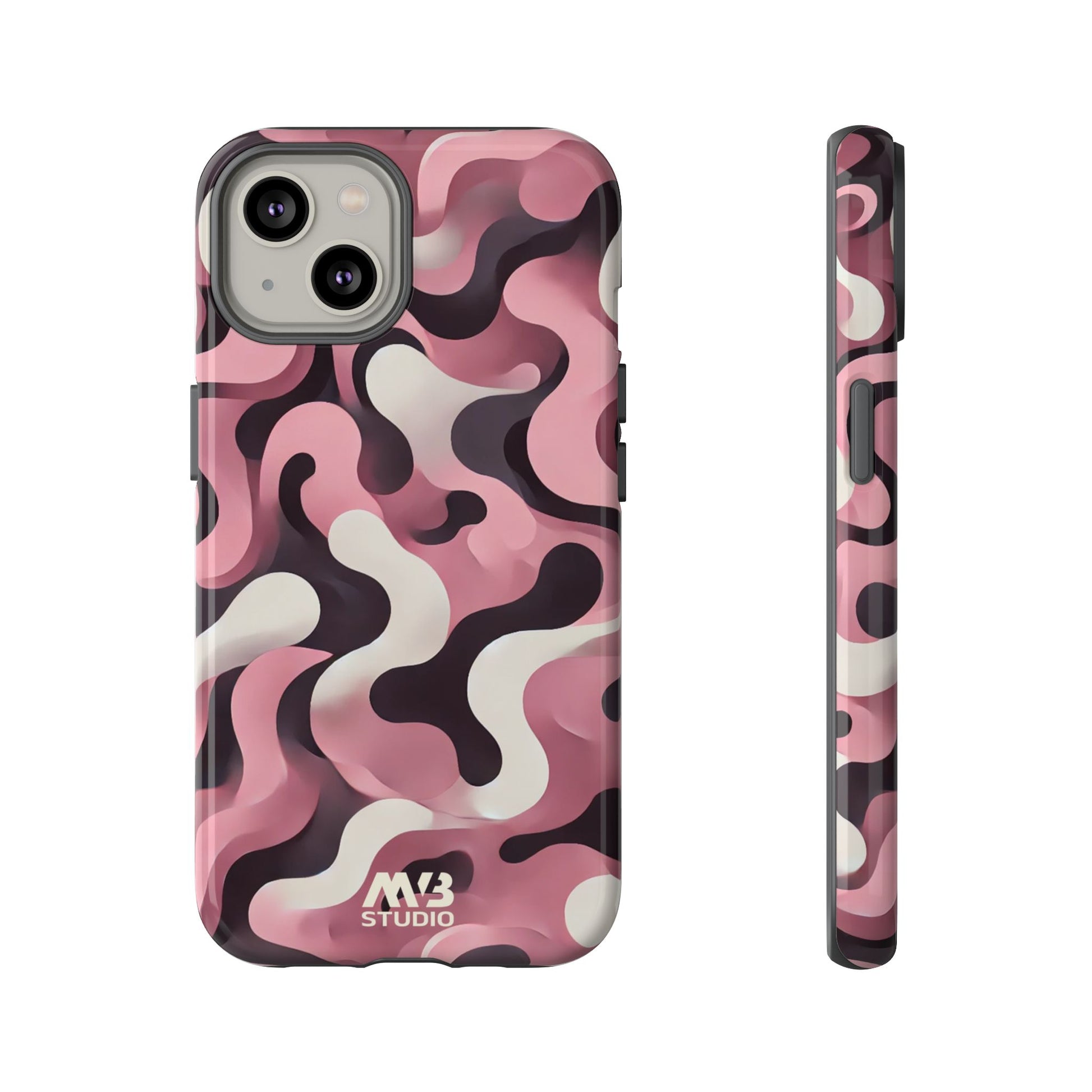 Pink Camouflage Tough iPhone Case