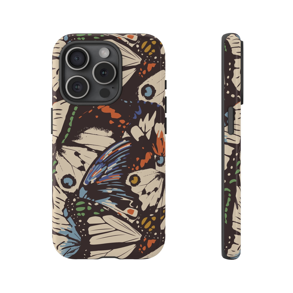 Retro Butterflies Tough iPhone Case - MVB STUDIO STORE