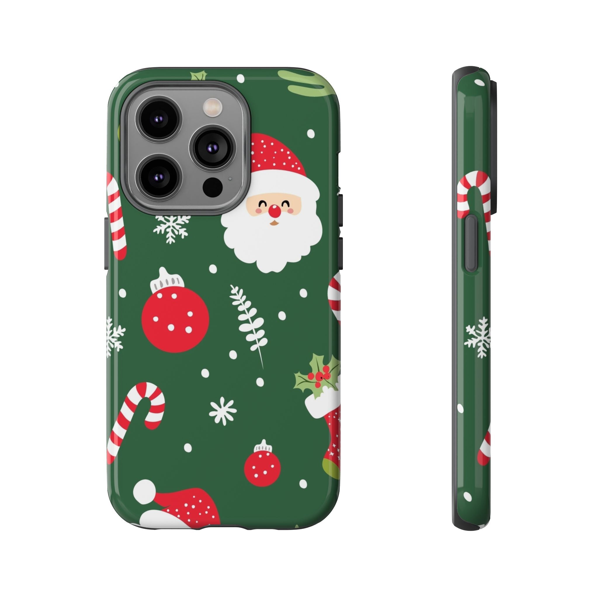 Green Christmas Tough iPhone Case - MVB STUDIO STORE