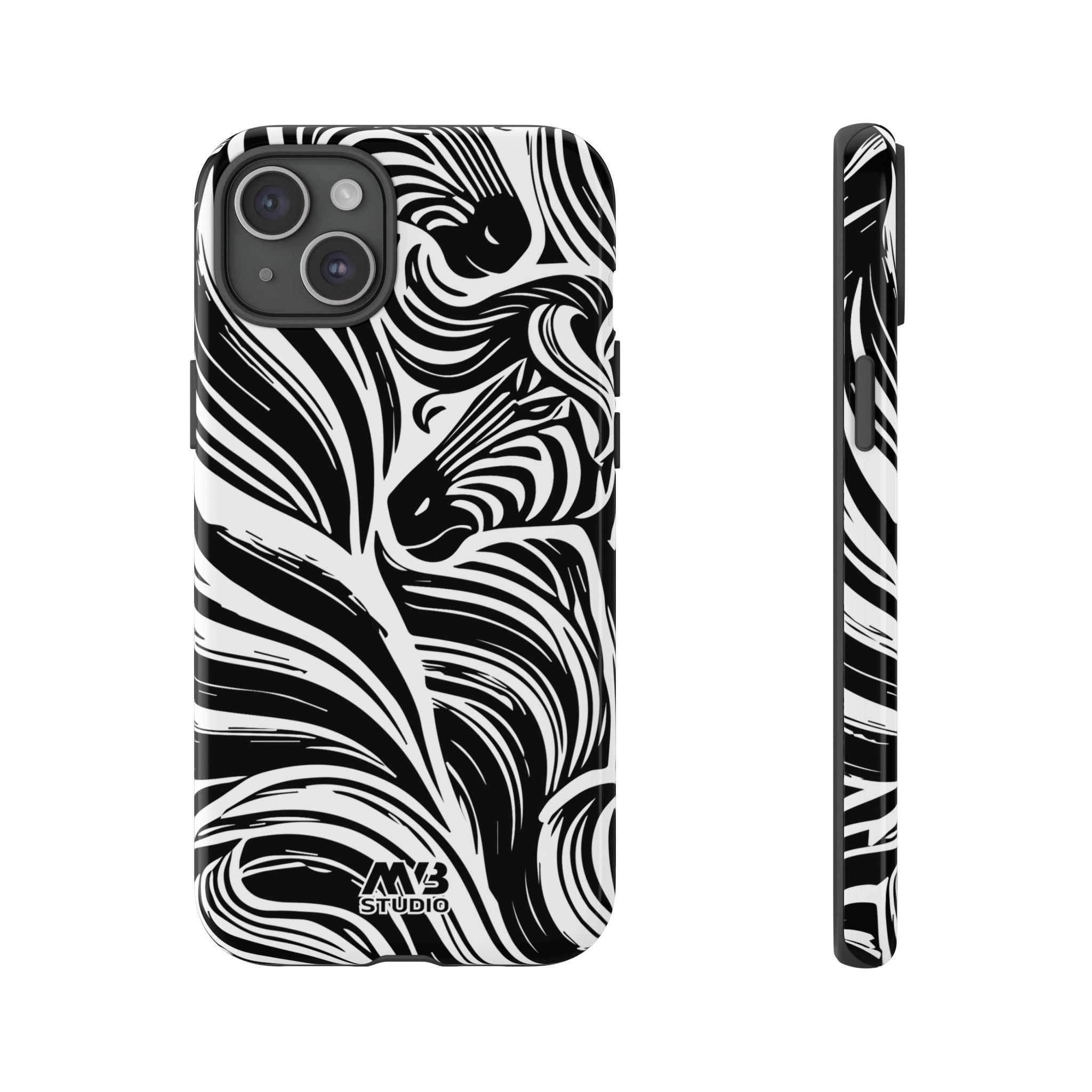 Abstract Zebra Tough iPhone Case - MVB STUDIO STORE