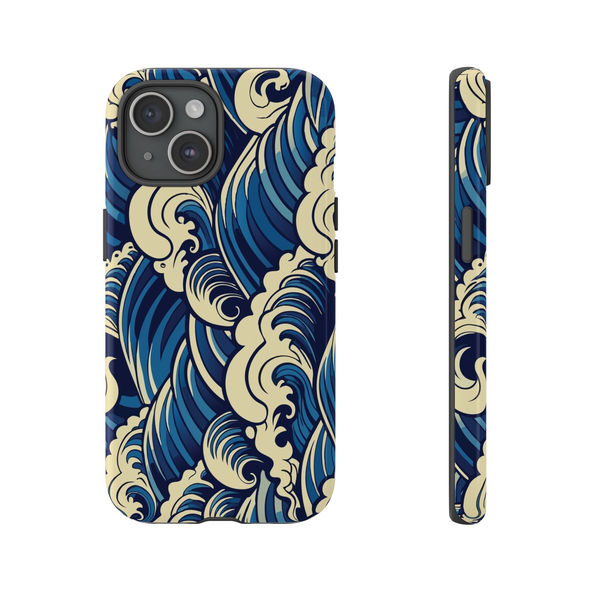 Blue Ocean Wave Tough iPhone Case - MVB STUDIO STORE