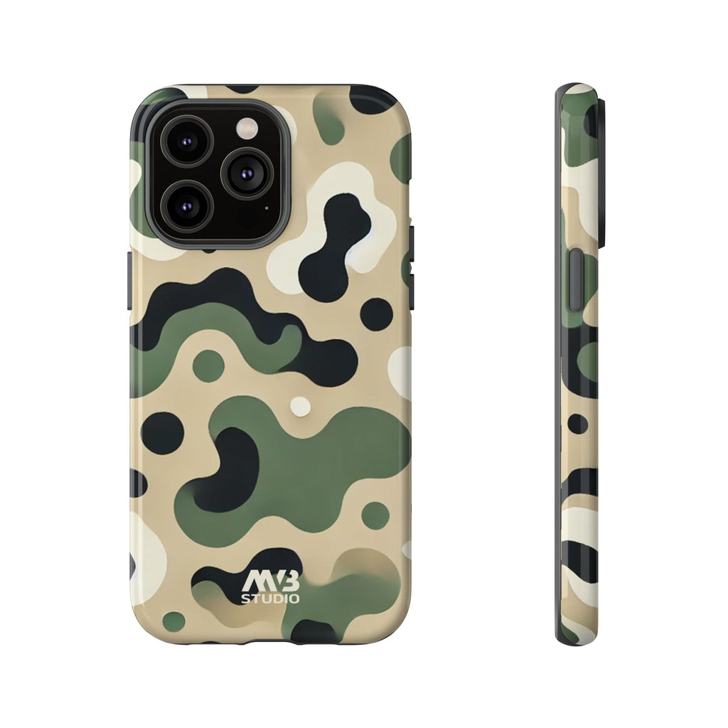 Green Camouflage Tough iPhone Case - MVB STUDIO STORE
