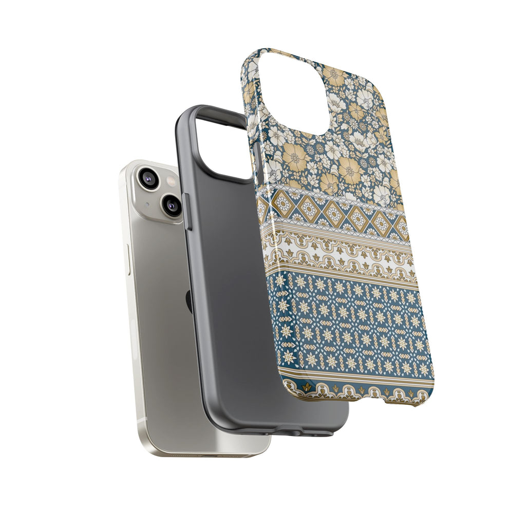 Vintage Floral Tough Phone Case for iPhone 14 models