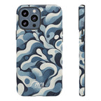 Blue Camouflage Tough iPhone Case - MVB STUDIO STORE