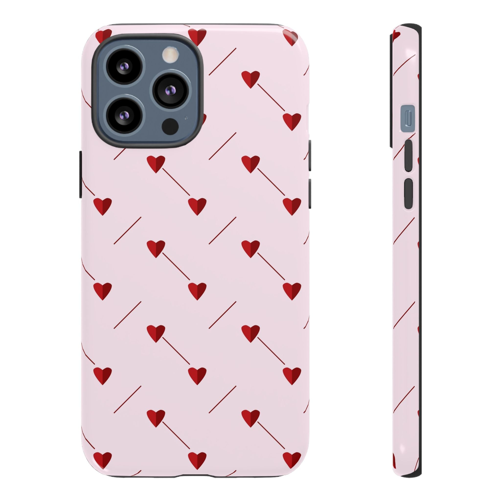 Pink Hearts Tough iPhone Case - MVB STUDIO STORE