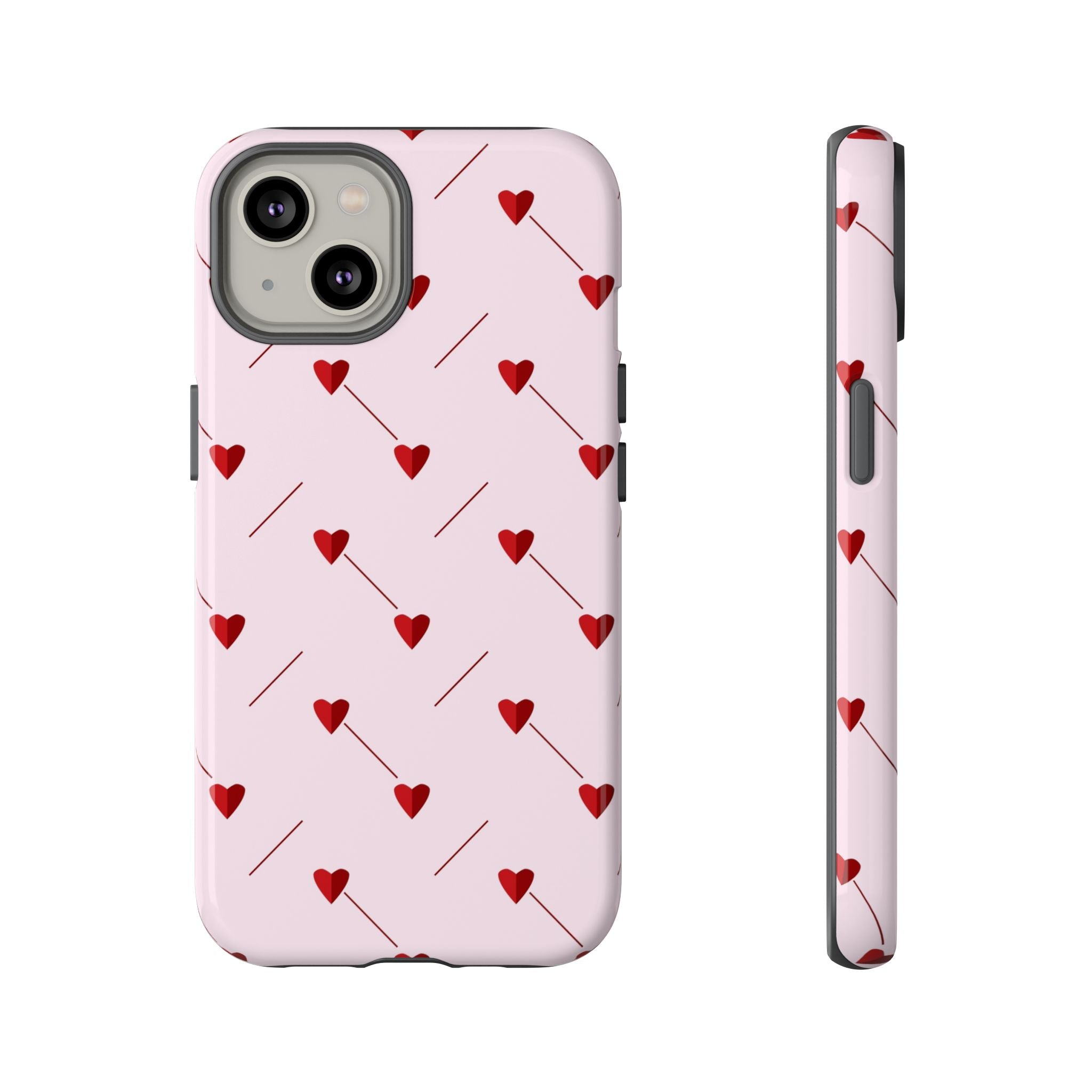 Pink Hearts Tough iPhone Case - MVB STUDIO STORE