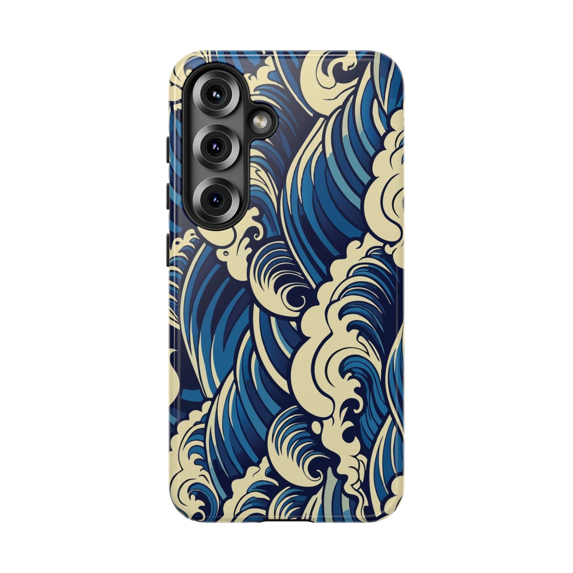Blue Ocean Wave Tough Samsung Phone Case