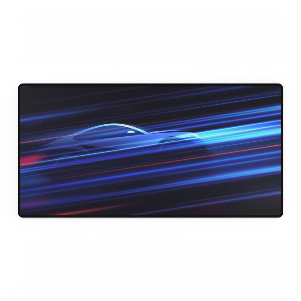 Racing Blur Desk Mat - Gamer Mouse Pad with Sleek Speed Car Design