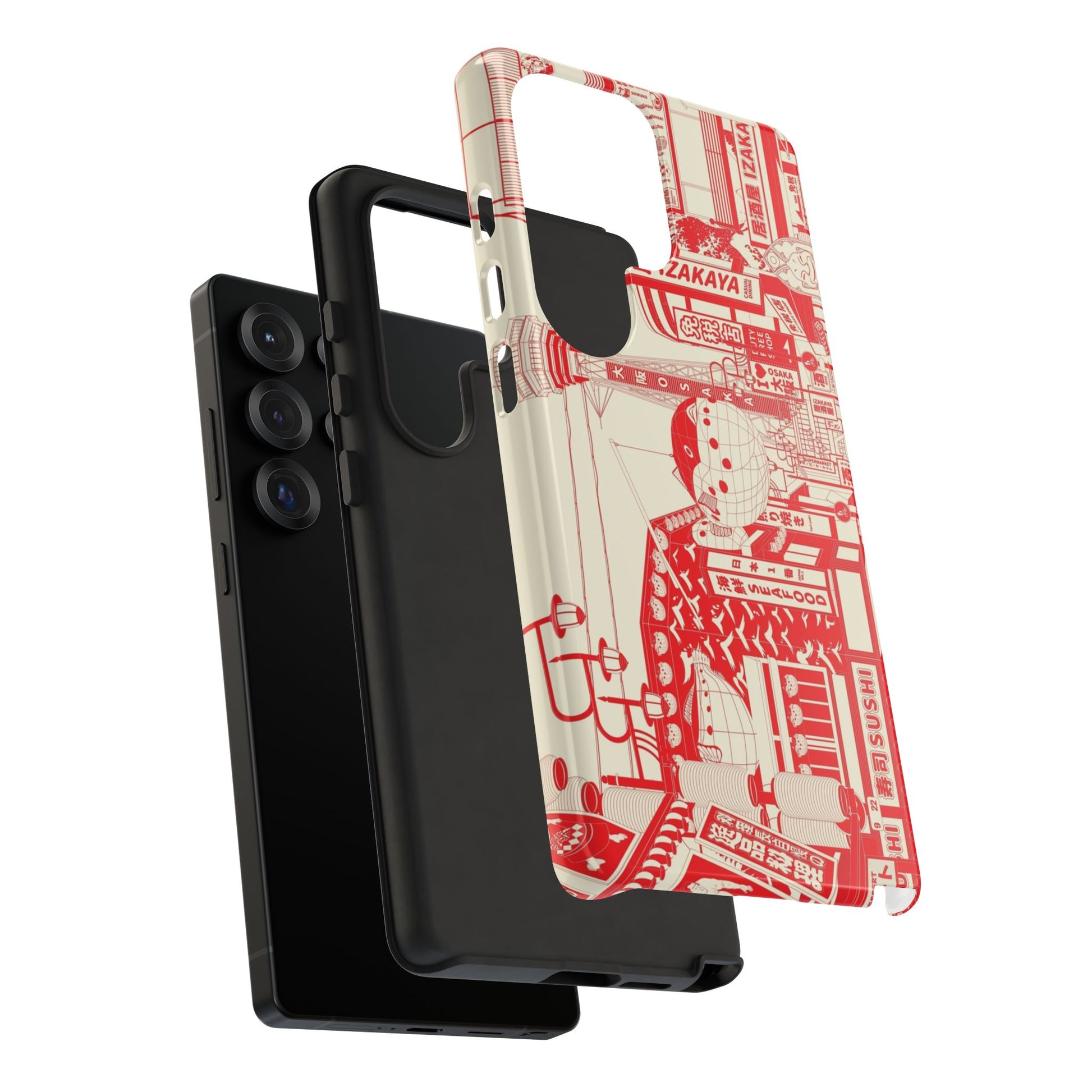 Osaka Sketch Tough Samsung Phone Case