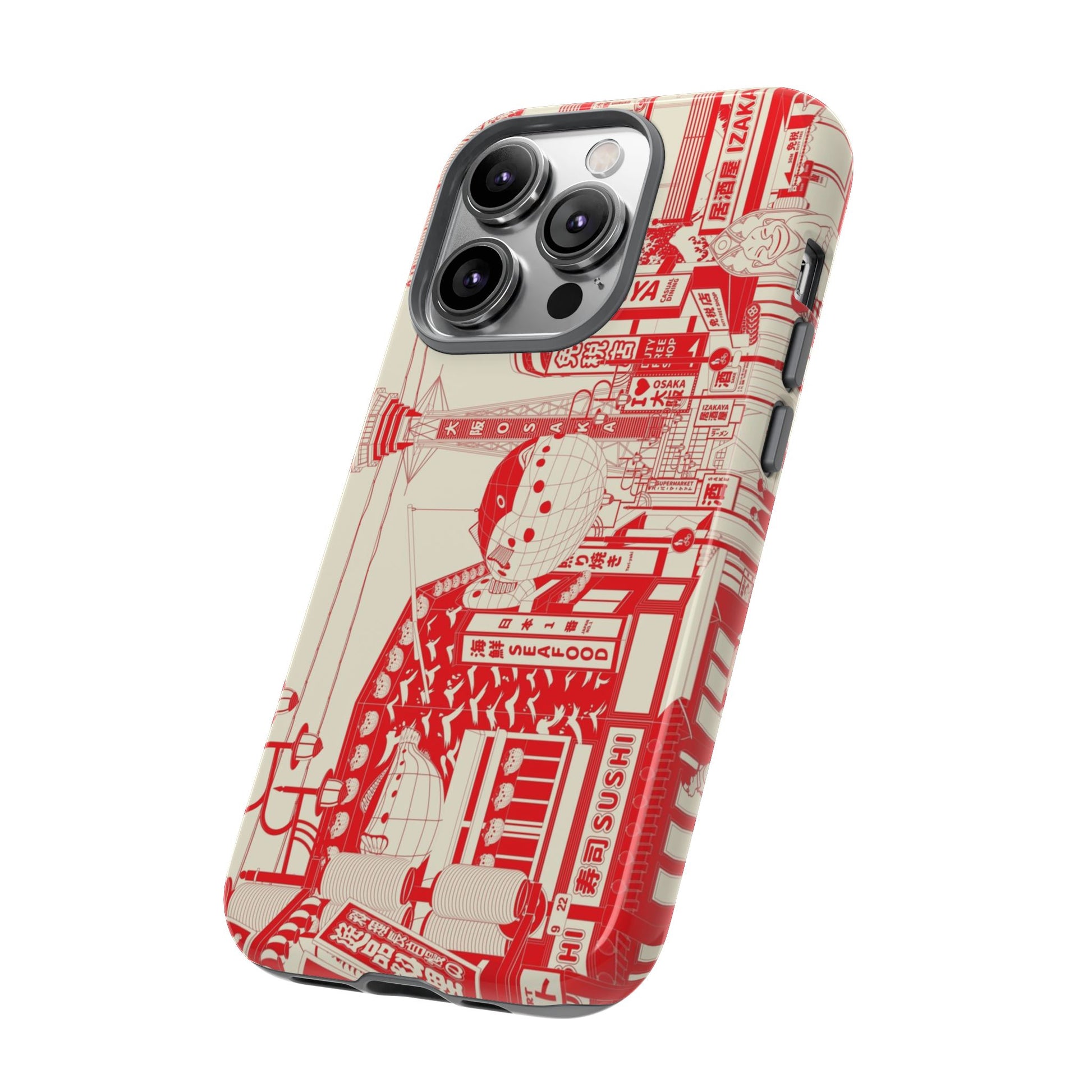 Osaka Sketch Tough Phone Case for iPhone 14 Models