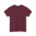 Maroon t-shirt on a white background