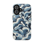 Blue Camouflage Tough iPhone Case - MVB STUDIO STORE