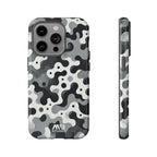 Black & White Camouflage Tough iPhone Case - MVB STUDIO STORE