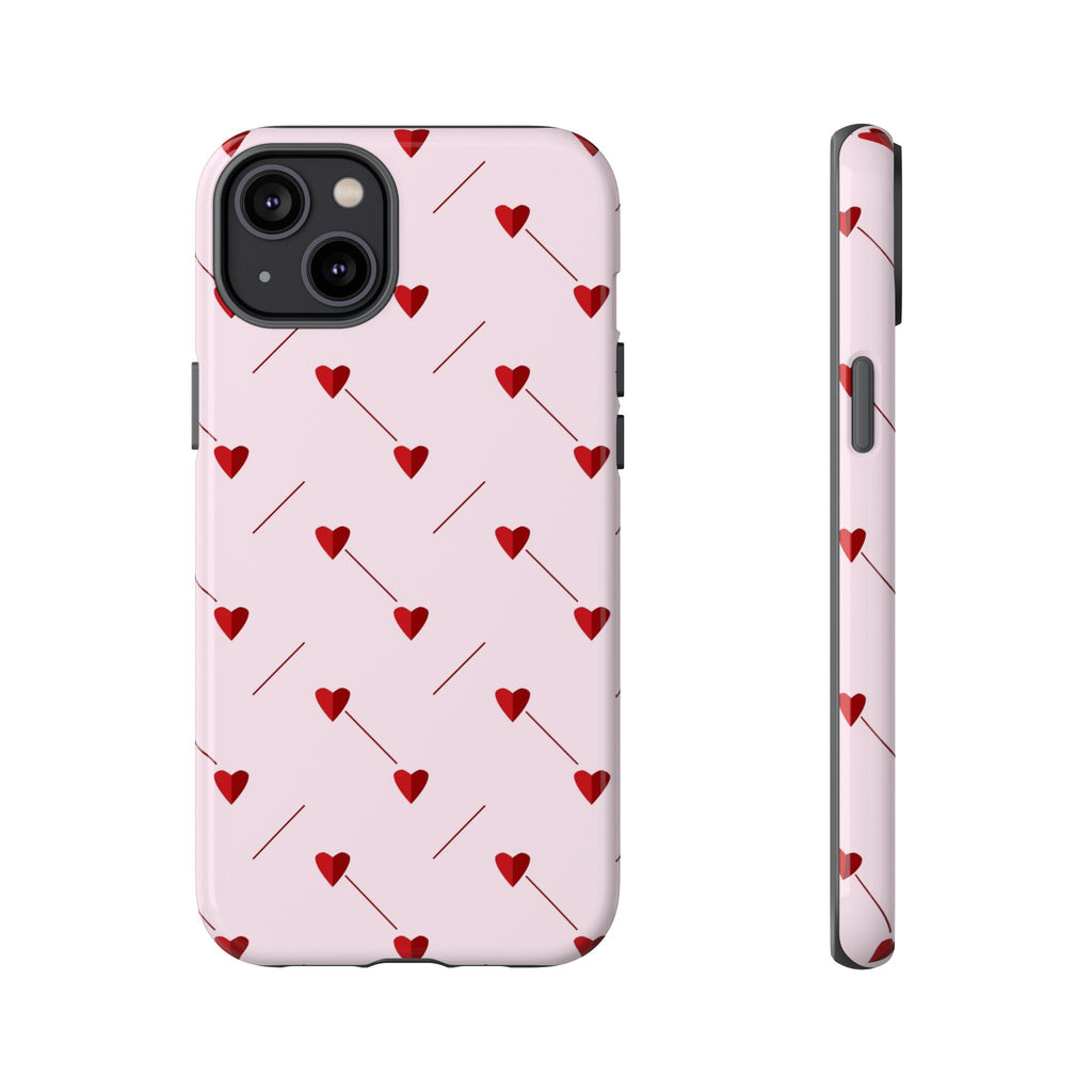 Pink Hearts Tough iPhone Case - MVB STUDIO STORE