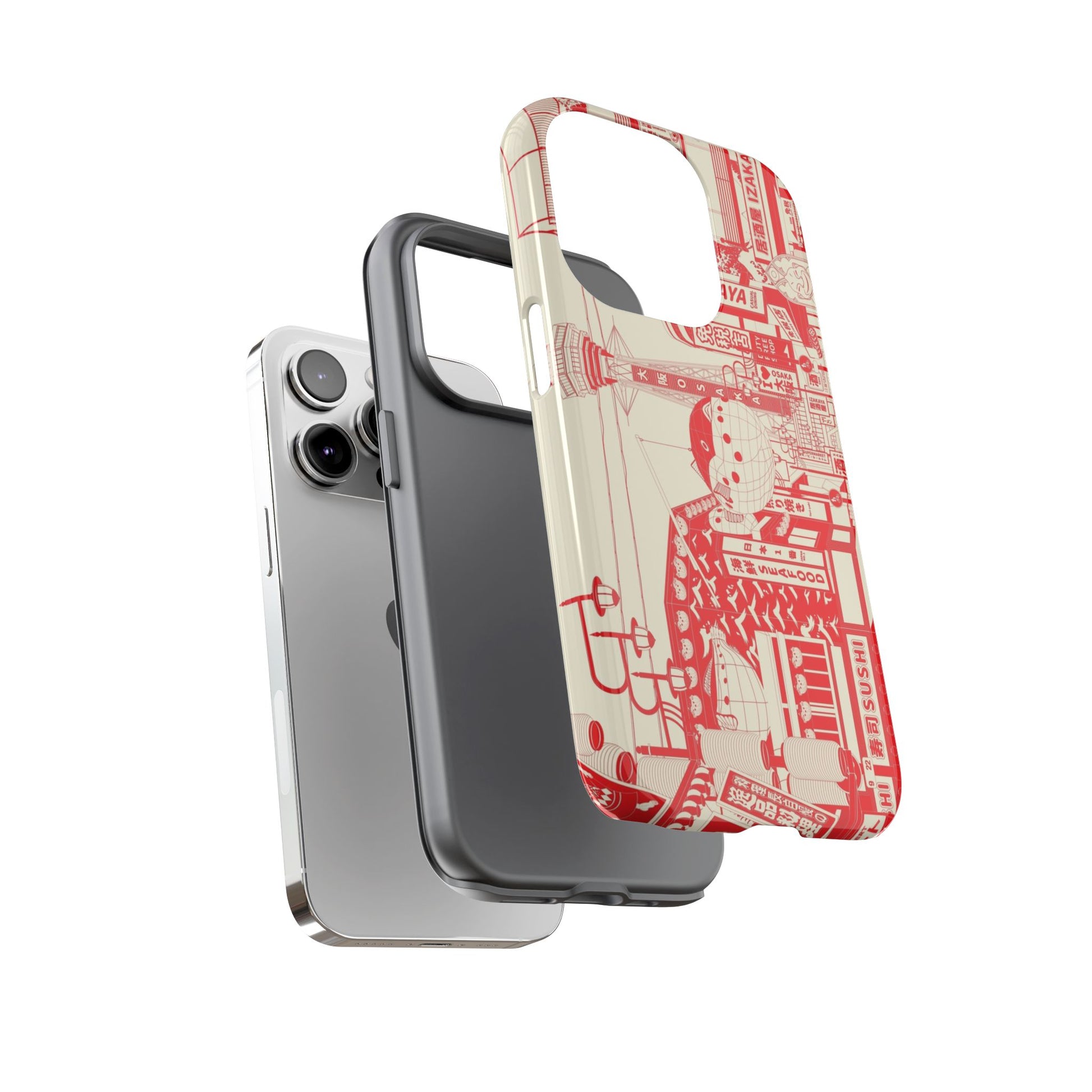 Osaka Sketch Tough Phone Case for iPhone 14 Models