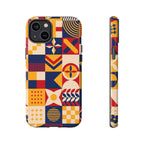 Geometric Pattern Tough iPhone Case - MVB STUDIO STORE