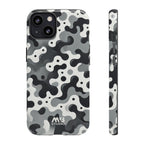 Black & White Camouflage Tough iPhone Case - MVB STUDIO STORE