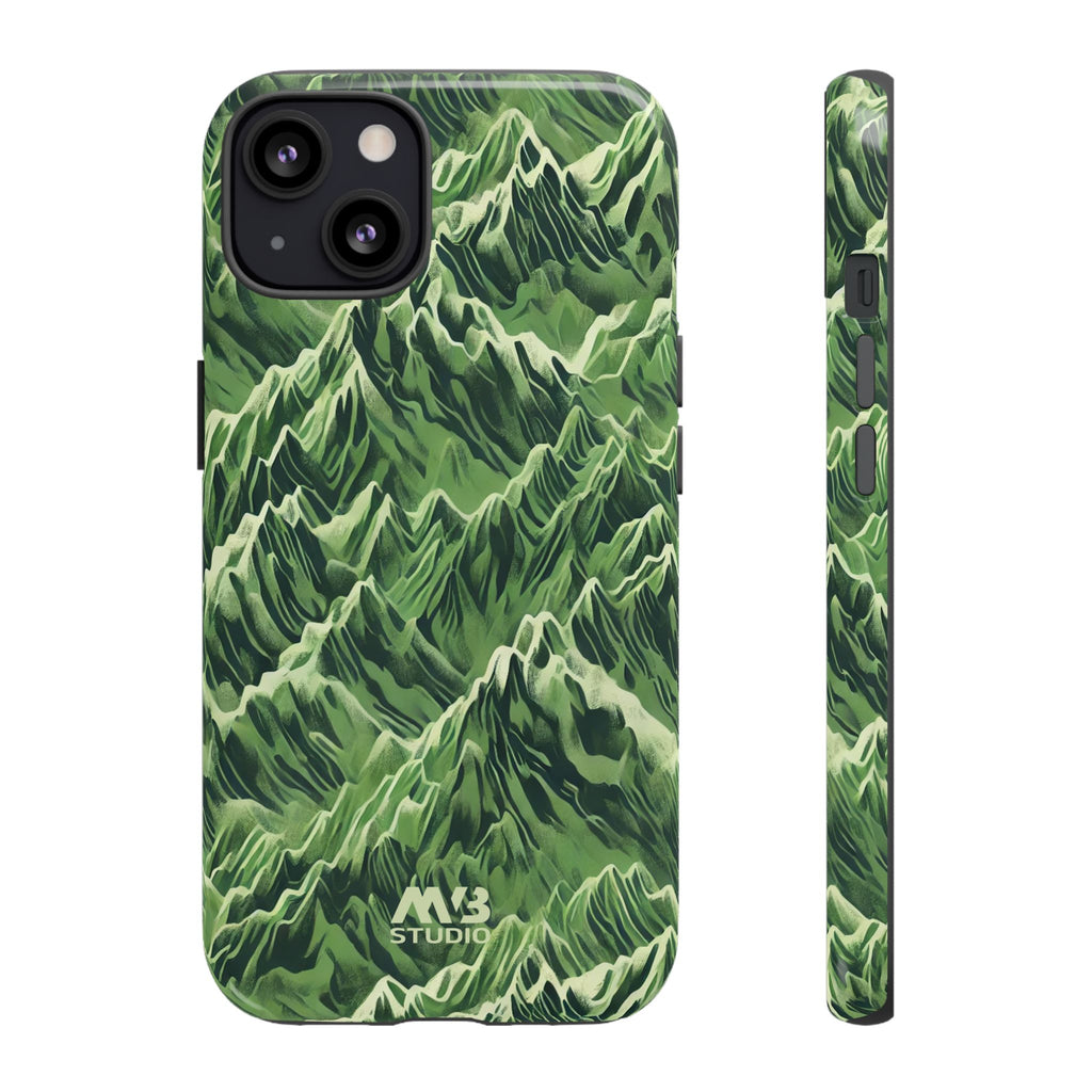 Green Terrains Tough iPhone Case - MVB STUDIO STORE
