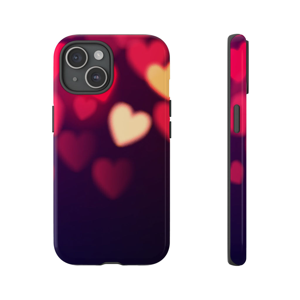 Bokeh Hearts Tough iPhone Case - MVB STUDIO STORE