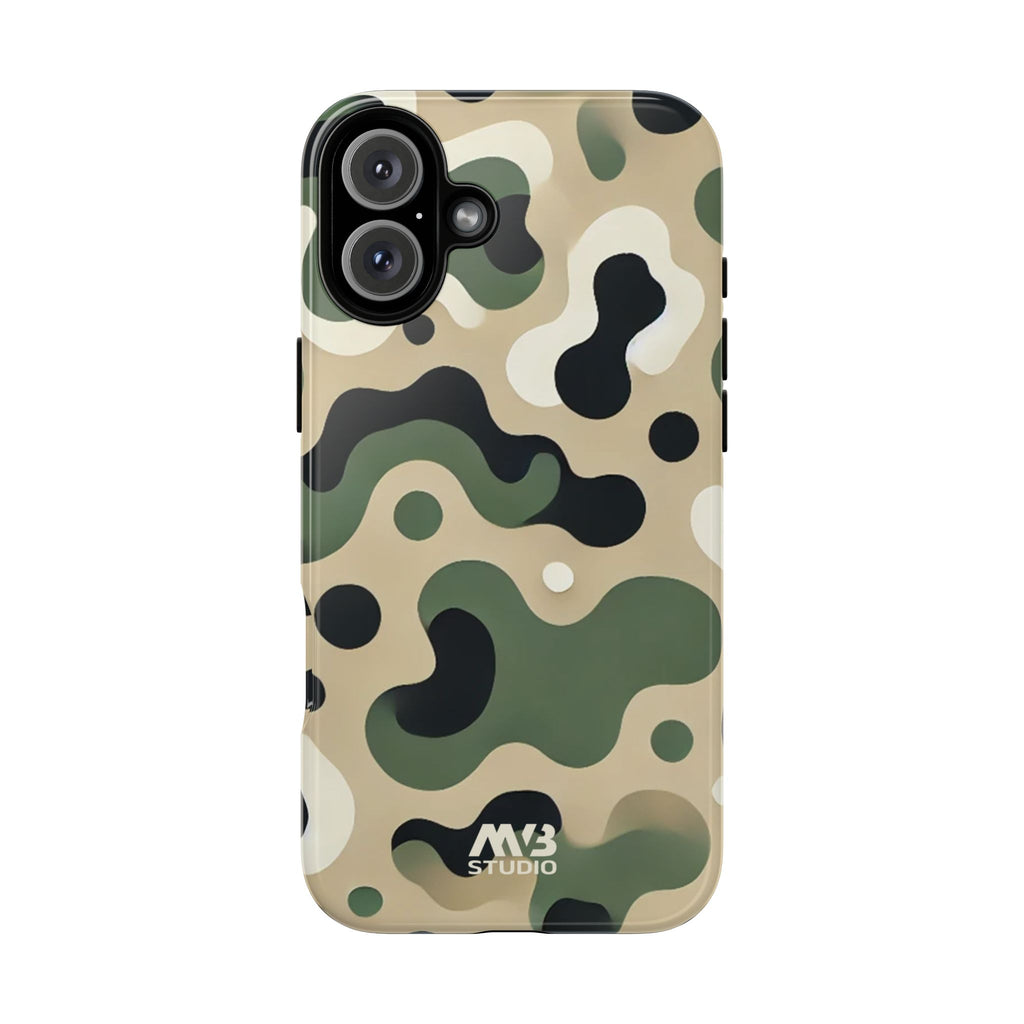 Green Camouflage Tough iPhone Case - MVB STUDIO STORE
