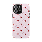 Pink Hearts Tough iPhone Case - MVB STUDIO STORE