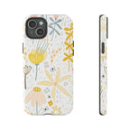 Yellow Wild Flowers Tough iPhone Case - MVB STUDIO STORE