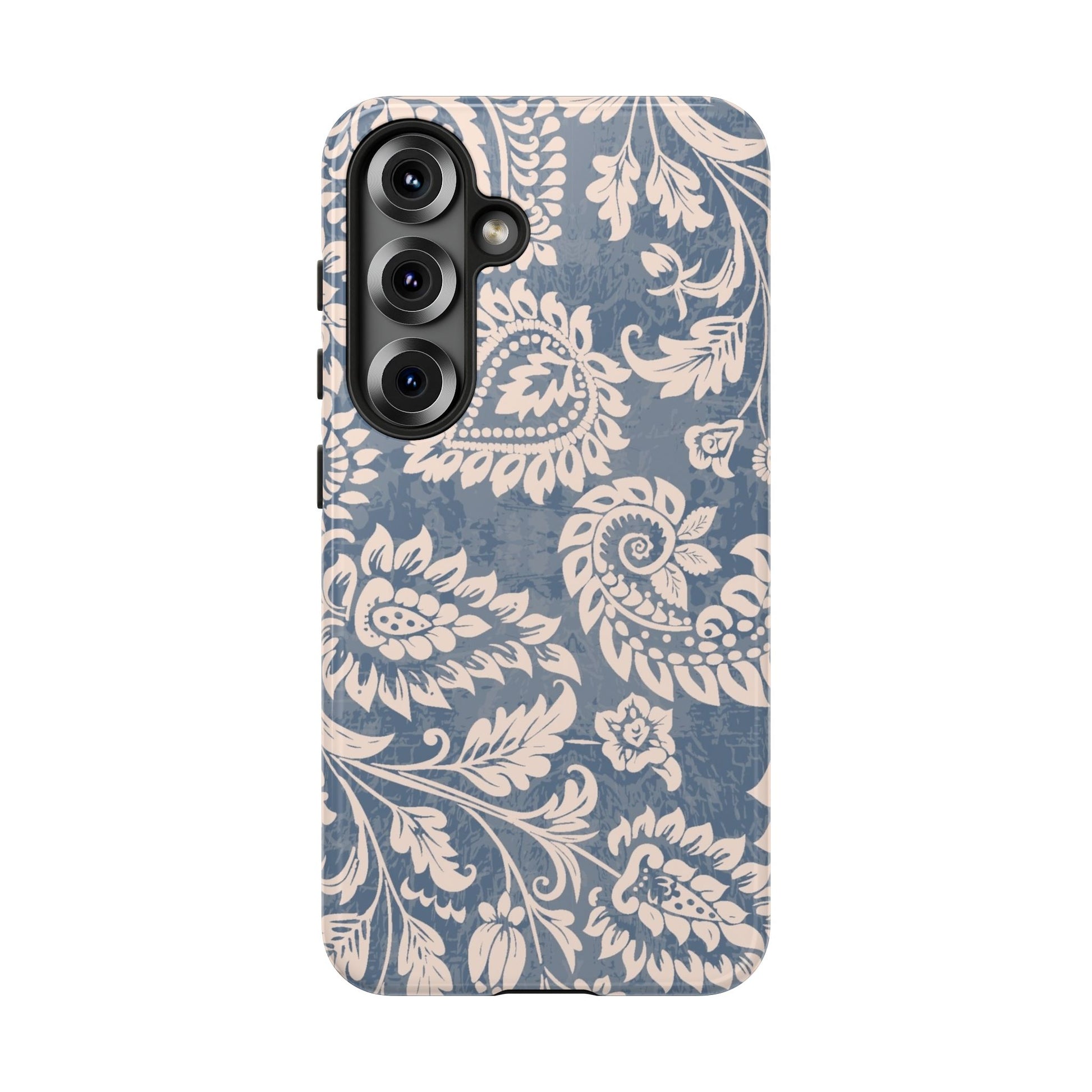 Blue Boho Pattern Tough Samsung Phone Case