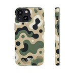 Green Camouflage Tough iPhone Case - MVB STUDIO STORE