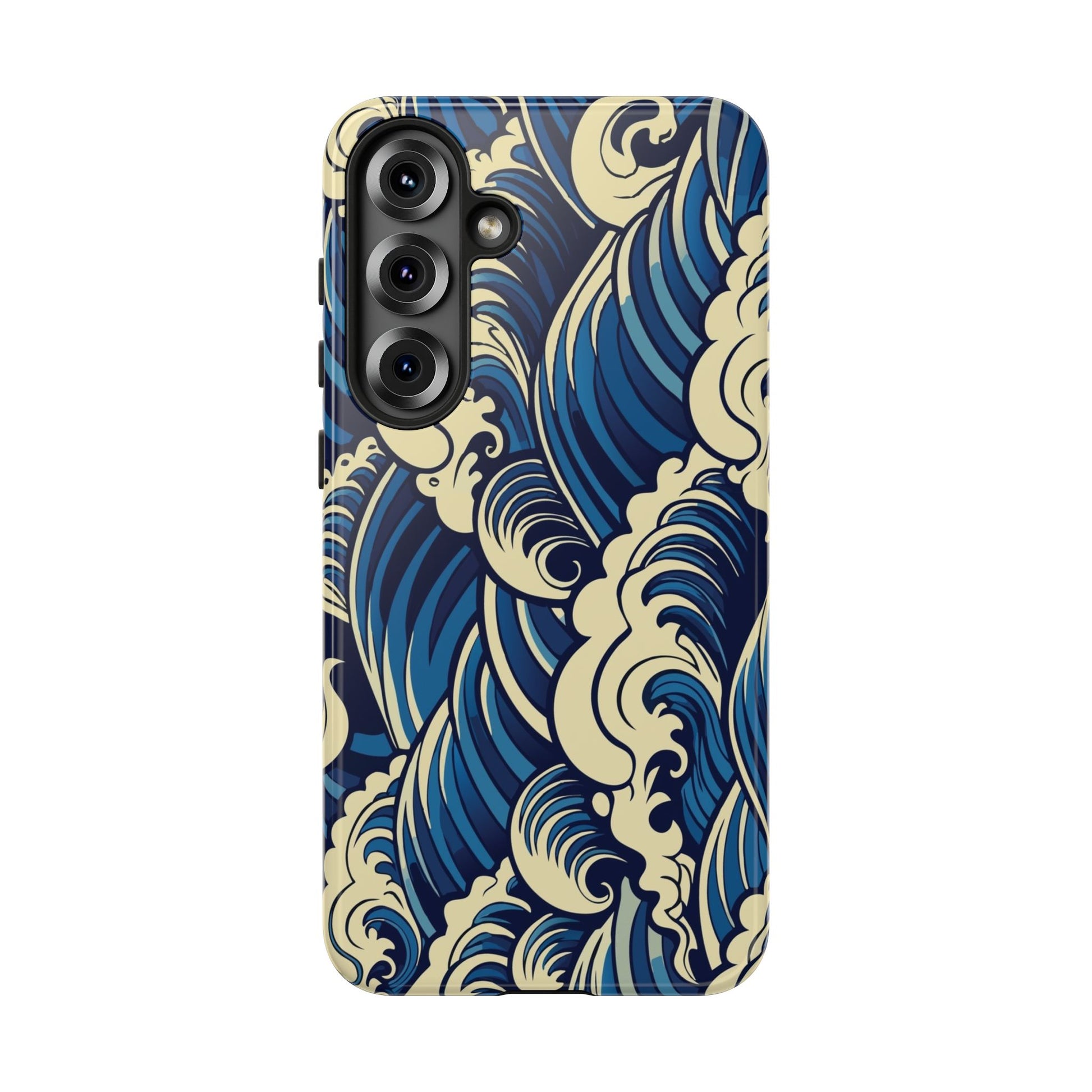 Blue Ocean Wave Tough Samsung Phone Case