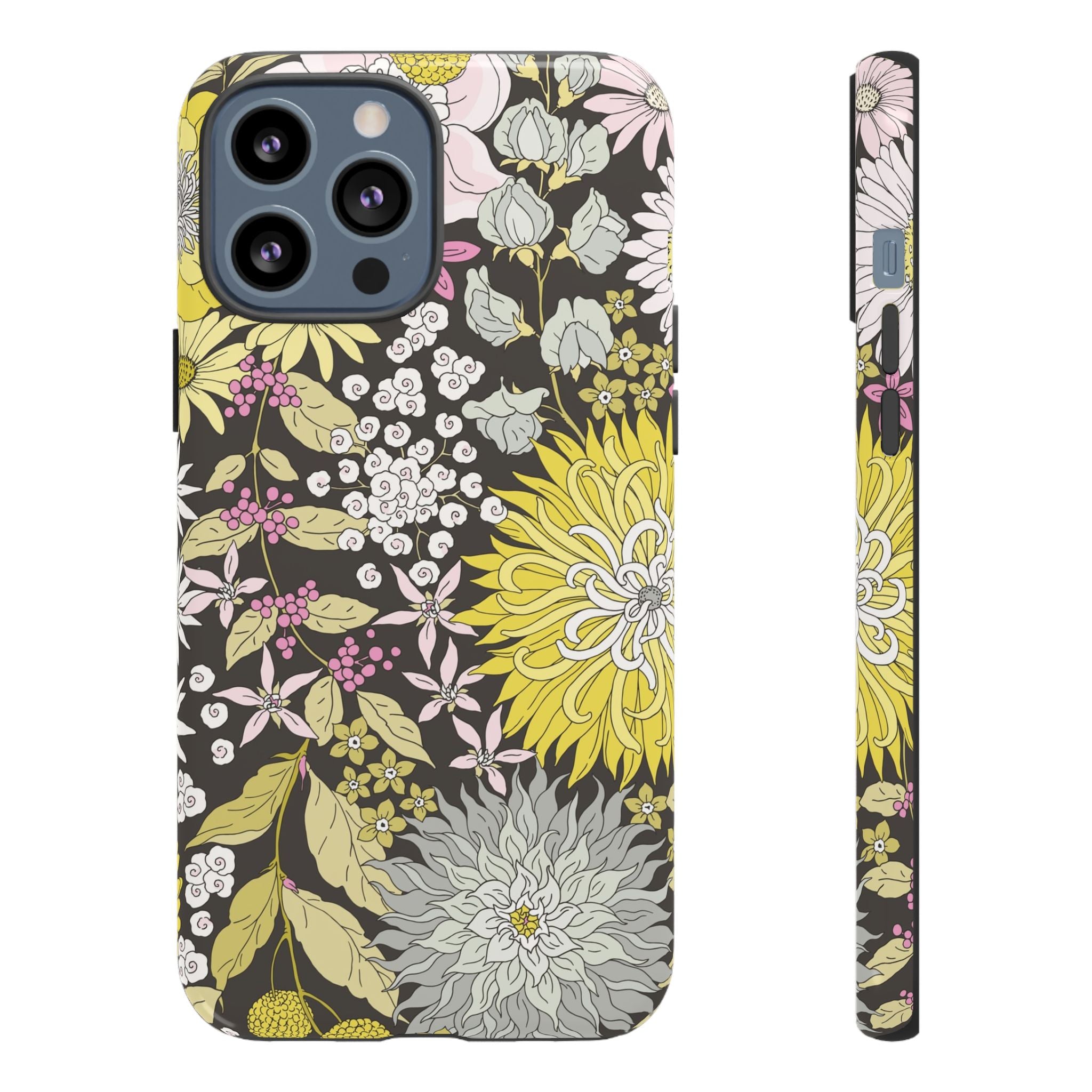 Vintage Floral Tough iPhone Case - MVB STUDIO STORE
