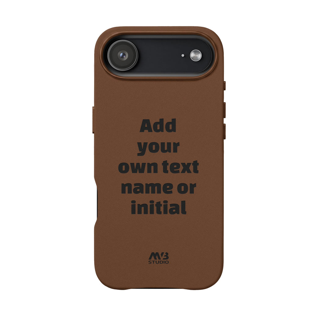 iPhone Air Personalised Leather Case