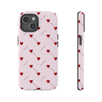 Pink Hearts Tough iPhone Case - MVB STUDIO STORE