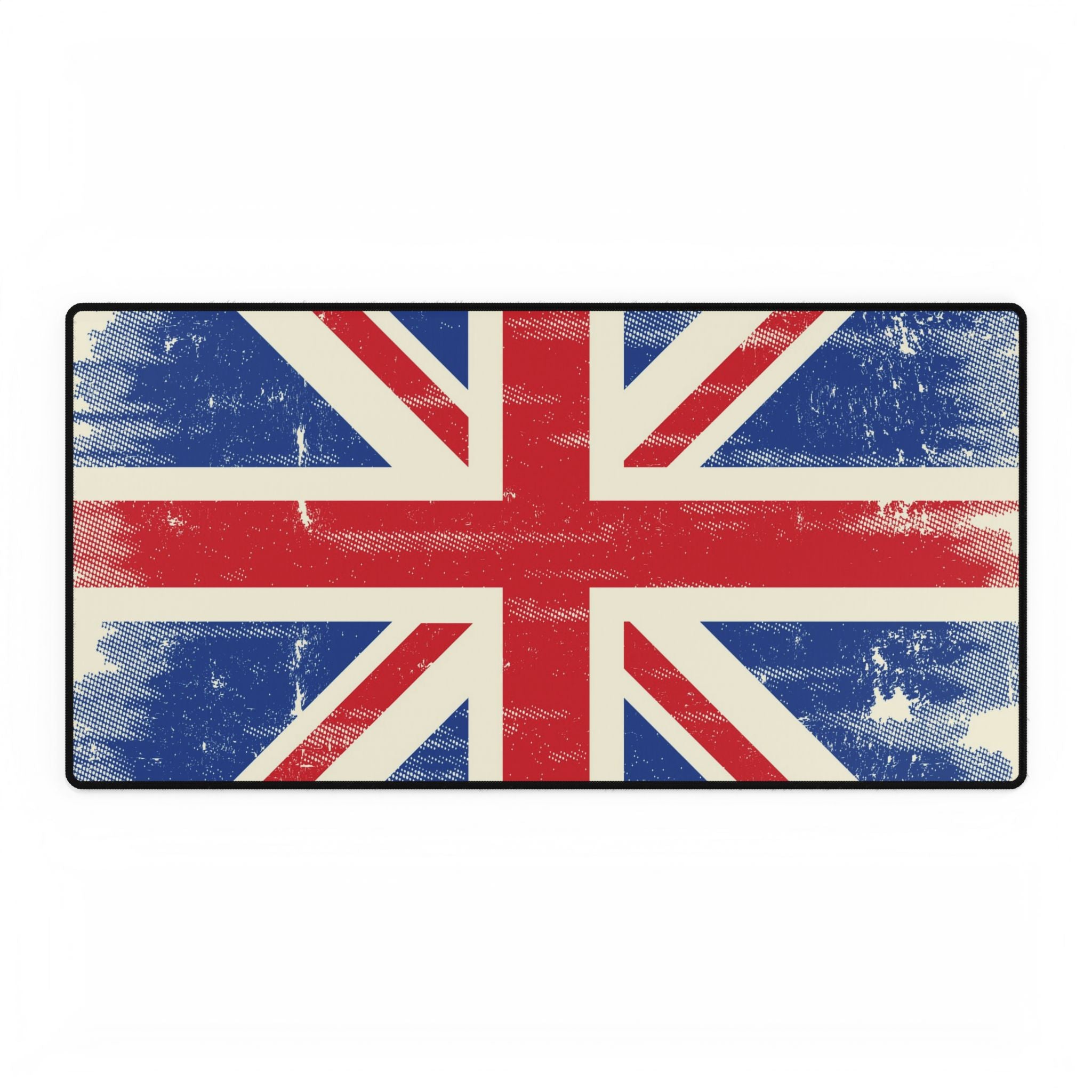 Union Jack flag design on a textured background