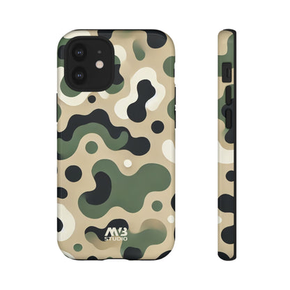 Forest Green Camo Tough Phone Case - iPhone