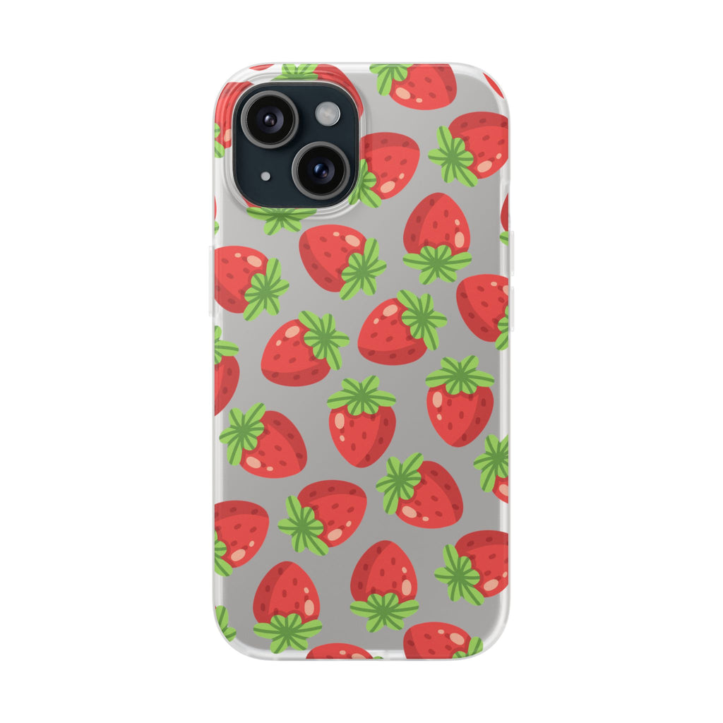 Strawberry Soft Flexi Case - iPhone - MVB STUDIO STORE