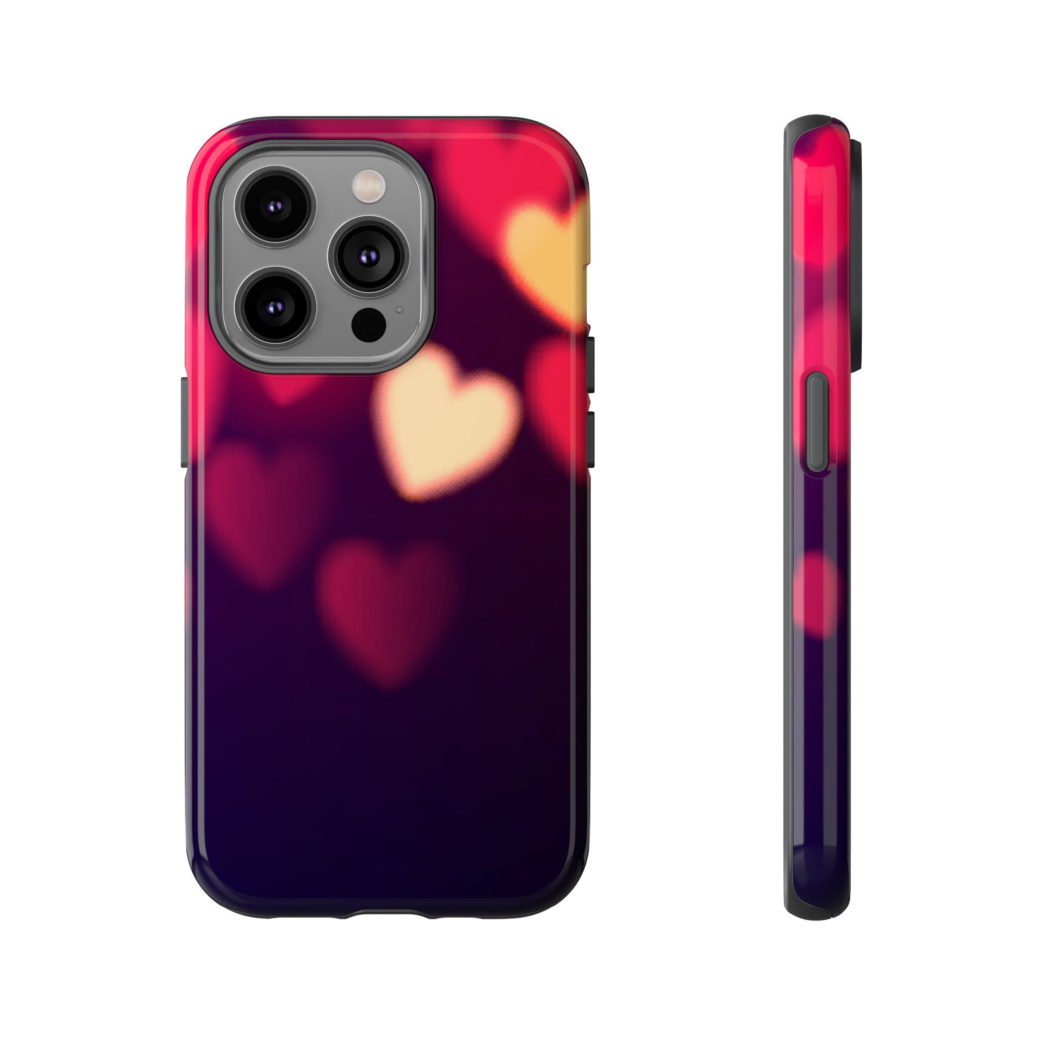 Bokeh Hearts Tough iPhone Case - MVB STUDIO STORE