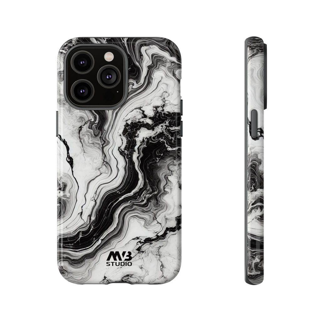 Black & White Tough iPhone Case - MVB STUDIO STORE